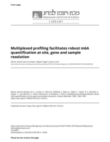Multiplexed profiling facilitates robust m6A quantification at site, gene and sample resolution